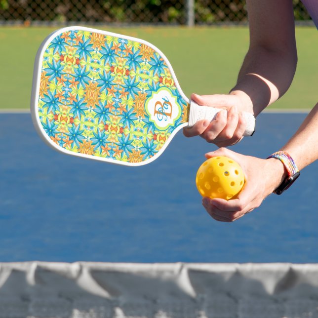 Raquette de pickleball en mosaïque Pat (Insitu)
