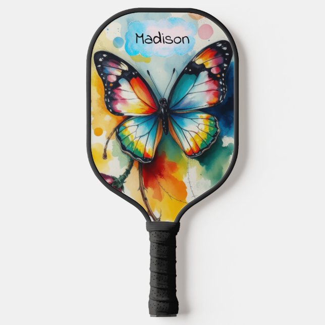 Raquette De Pickleball Encre papillon personnalisable  (Recto)
