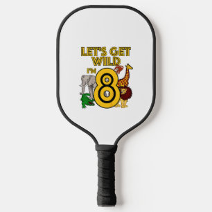 Raquette De Pickleball Enfants 8 ans Zoo Anniversaire Chemise Safari Jung