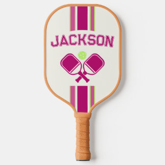 Raquette De Pickleball Enfants de l'équipe universitaire avec nom et numé