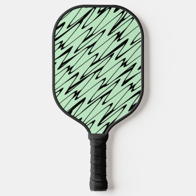 Raquette De Pickleball Engager la dynamique verte de la menthe (Recto)