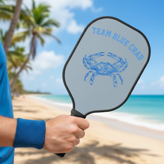 Raquette De Pickleball équipe crabe bleu (Créateur téléchargé)