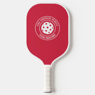 Raquette De Pickleball Équipe de la famille de Pickleball Awesome rose