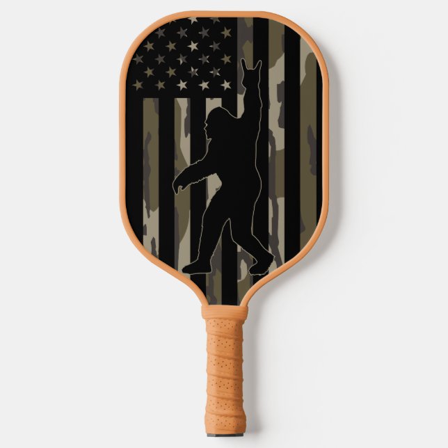 Raquette De Pickleball États-Unis Drapeau Bigfoot Bottomland Camo (Recto)