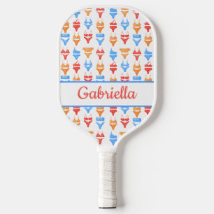 Raquette De Pickleball Été Coloré Amusant Maillot de Bain Personnalisé En