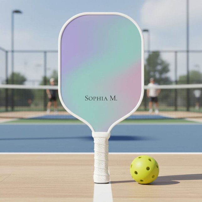 Raquette De Pickleball Ethereal Pastel Gradient Personalized Pickleball  (Créateur téléchargé)