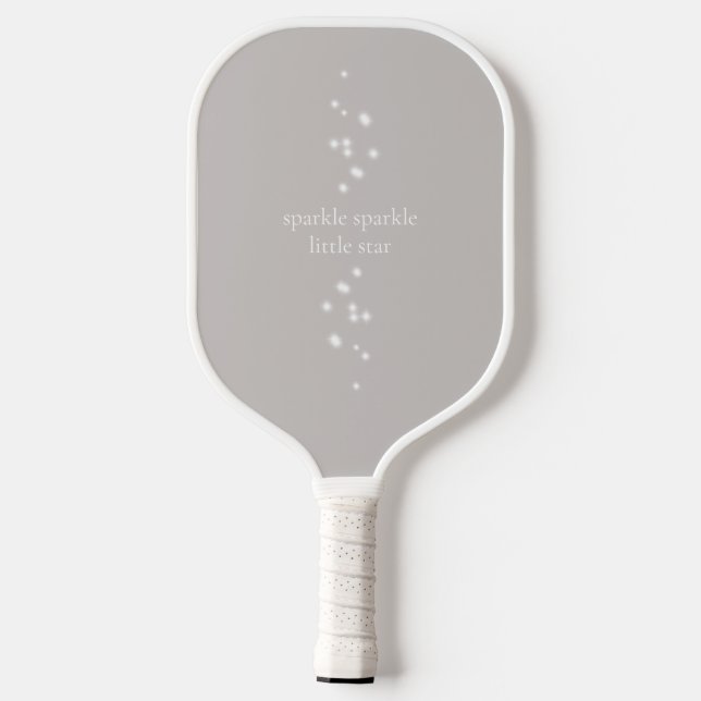 Raquette De Pickleball Étincelle Étincelle Petit Étoile Argent Gris Étinc (Verso)