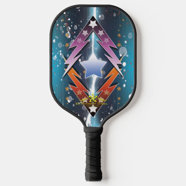 Raquette De Pickleball Étoiles de tonnerre (Recto)