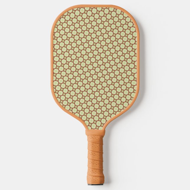 Raquette De Pickleball Exercice cool Herringbone Pickleball Green Paddle (Recto)