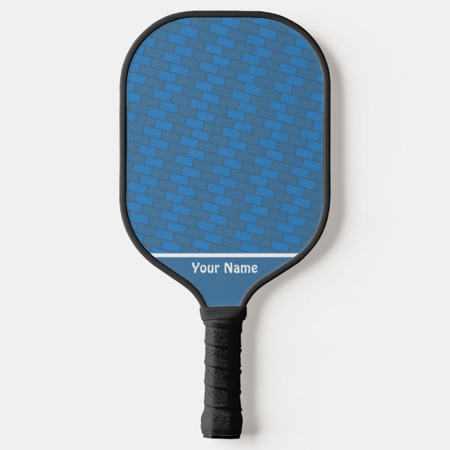 Raquette De Pickleball Exercice Cute Blue Brick Pro Pickleball Paddle (Verso)