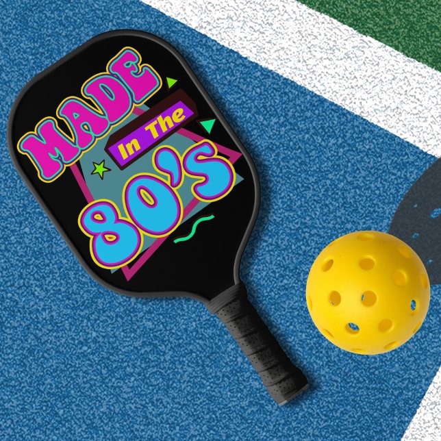 Raquette De Pickleball Fabriqué dans les années 80 Neon Pickleball Paddle (Créateur téléchargé)