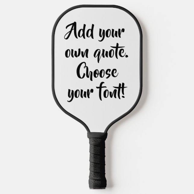 Raquette De Pickleball Faites votre propre devis personnalisé (Recto)