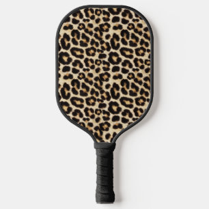 Raquette De Pickleball Faux Leopard Fur Snazzy