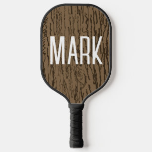 RAQUETTE DE PICKLEBALL FAUX WOOD NOM PERSONNALISÉ PICKLEBALL PADDLE
