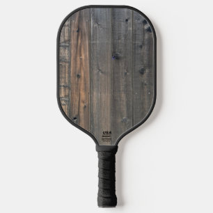 Raquette De Pickleball Fermeture de la clôture de séquoia patiné Imprimer