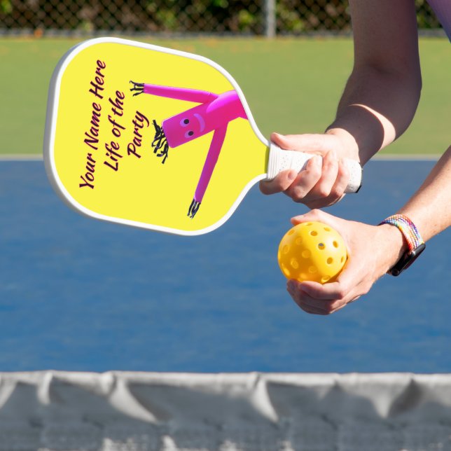 Raquette De Pickleball Fête de vie rose joyeuse (Insitu)