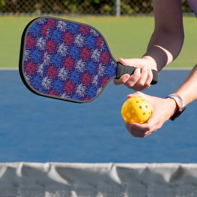 Raquette De Pickleball Feu d'artifice patriotique (Insitu)