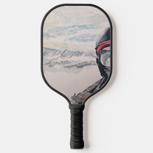 Raquette De Pickleball Feu et glace (Recto)