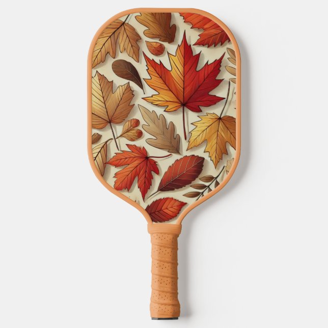 Raquette De Pickleball feuilles d'automne classiques (Recto)