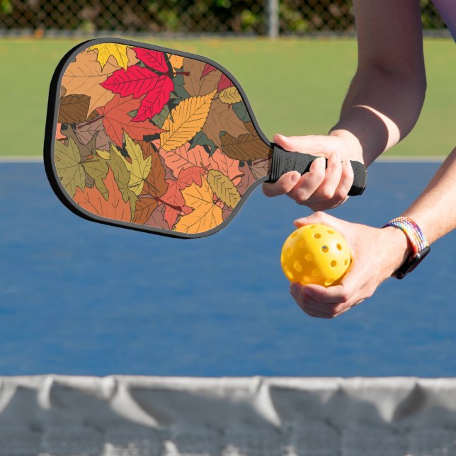 Raquette De Pickleball Feuilles d'automne colorées (Insitu)