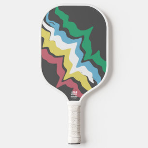 Raquette De Pickleball Fierté D'Invalidité Mois De Juillet Couleurs De Se