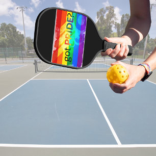 Raquette De Pickleball Fierté LGBTQ - drapeau arc-en-ciel
