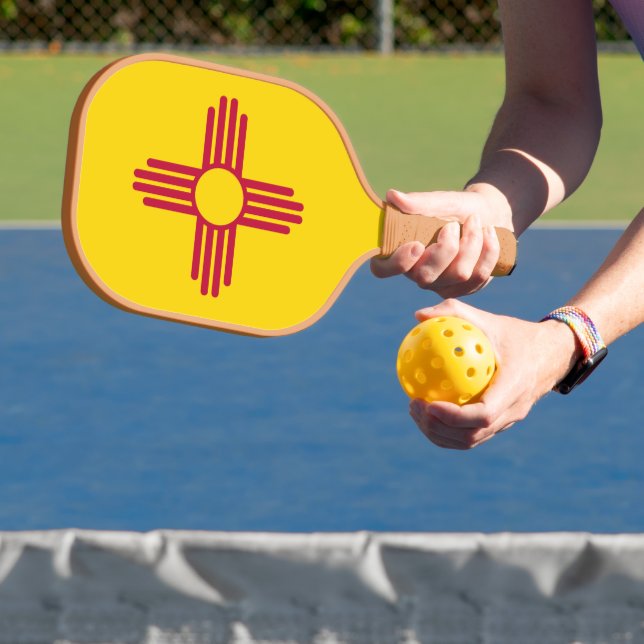 Raquette De Pickleball Flag du Nouveau-Mexique (Insitu)