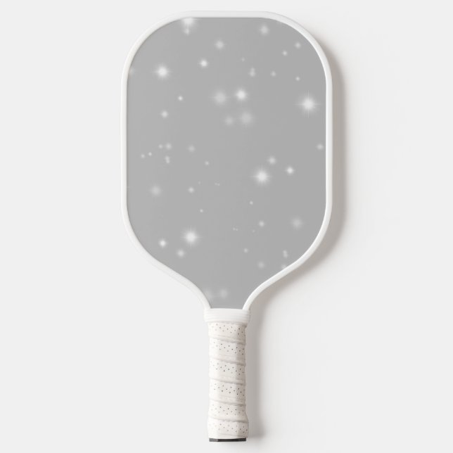 Raquette De Pickleball Flamme gris argenté (Recto)