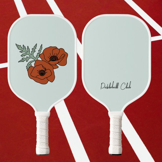 Raquette De Pickleball Fleur de Pavot de Californie Pickleball Paddle (Créateur téléchargé)