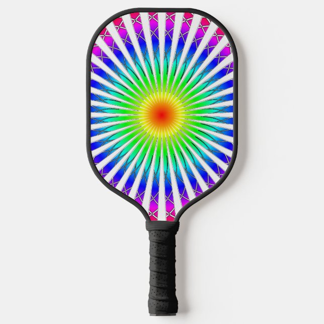 Raquette De Pickleball Fleur hypnotique (Recto)