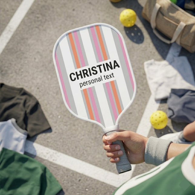 Raquette de Pickleball Fleur Rétro (Créateur téléchargé)