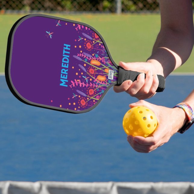 Raquette De Pickleball Fleur sauvage Inspirivity Professionnel Moderne Am (Créateur téléchargé)