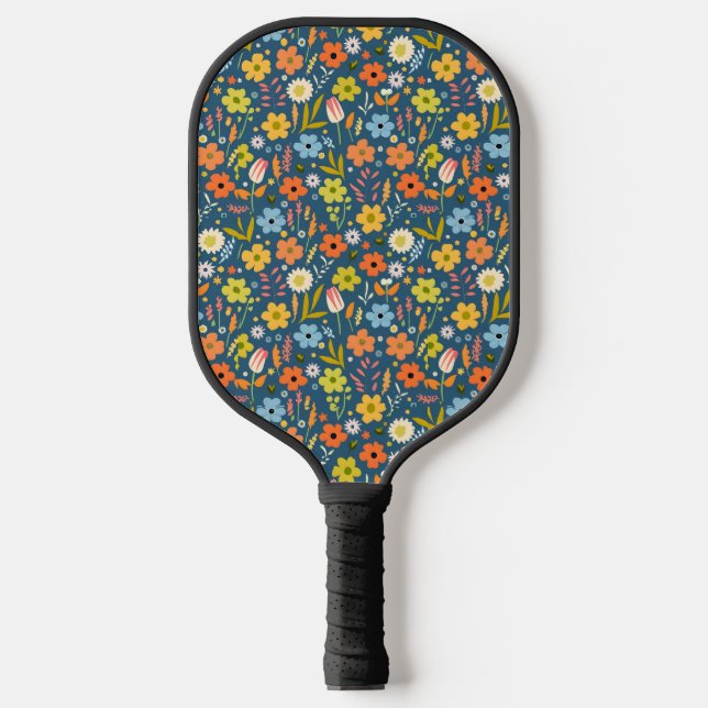 Raquette De Pickleball fleurs (Recto)