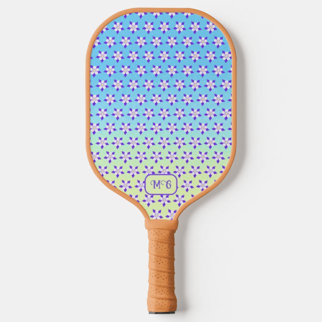 Raquette De Pickleball Fleurs de Columbine (Recto)