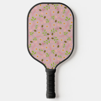 Raquette De Pickleball Fleurs et créatures inspirées de la nature