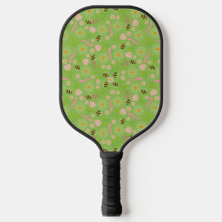 Raquette De Pickleball Fleurs et créatures inspirées de la nature