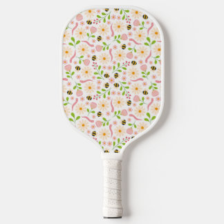 Raquette De Pickleball Fleurs et créatures inspirées de la nature