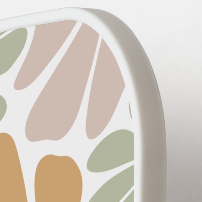 Raquette De Pickleball Fleurs Super rétro de Bohême (Détail gauche)