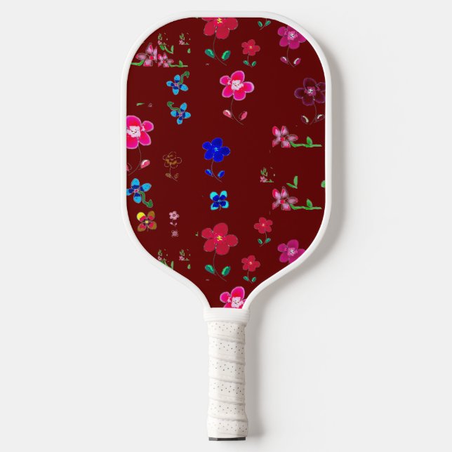 Raquette De Pickleball Floral pickleball paddle (Recto)