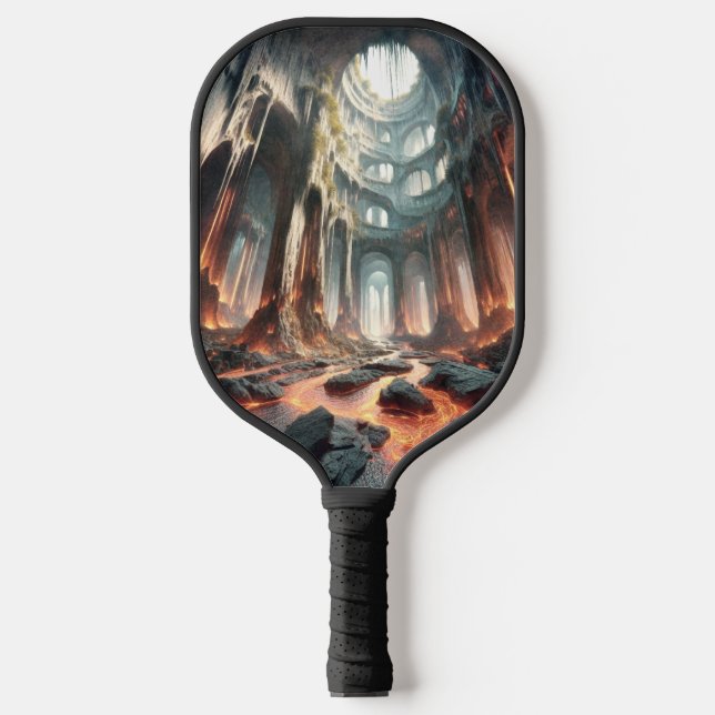 Raquette De Pickleball Flux de lave (Recto)