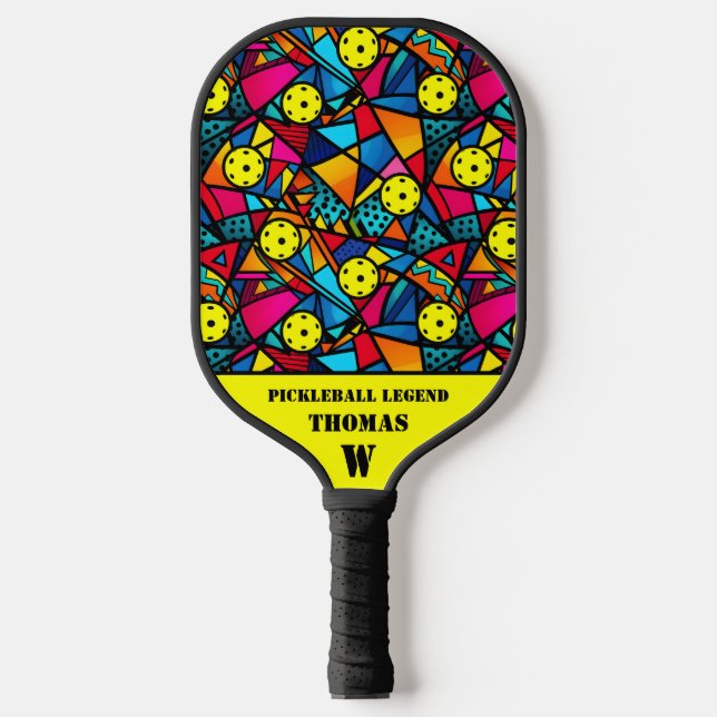 Raquette De Pickleball Flux énergétique personnalisable (Recto)