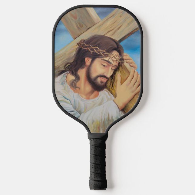 Raquette De Pickleball Foi chrétienne Jésus Christ (Recto)