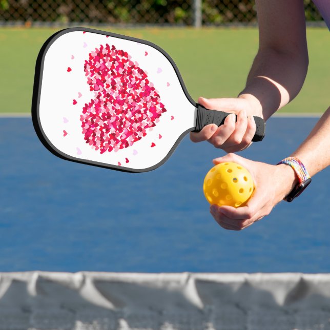 Raquette De Pickleball Forme de coeur Valentines Jour Amour Cadeau (Insitu)