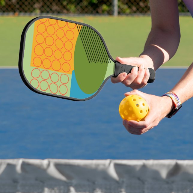 Raquette De Pickleball Formes Abstraites (Insitu)