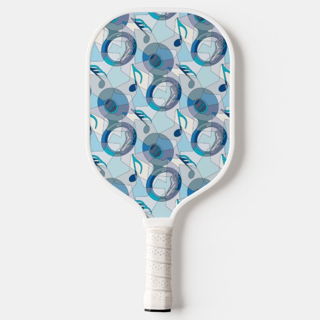 Raquette De Pickleball Fragments Tuba Music Note (Verso)