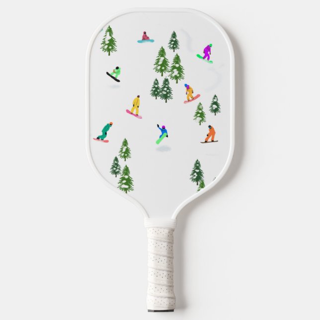 Raquette De Pickleball Freeride Snowboardeur Snowboard Hiver (Recto)