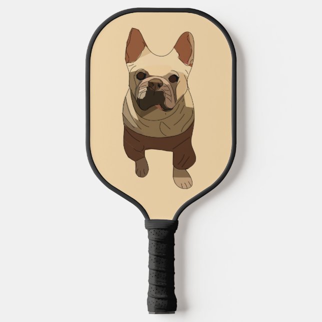 Raquette De Pickleball French Bulldog, Soft Peach (Recto)