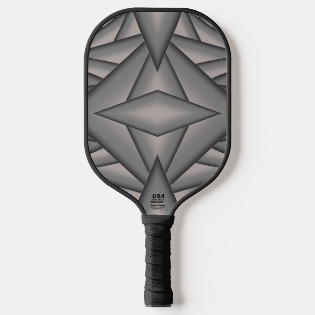 Raquette De Pickleball Frozen In Time Art Abstrait (Recto)