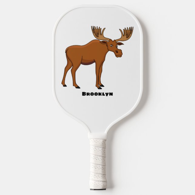Raquette De Pickleball Funny moose (Recto)