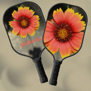 Raquette De Pickleball Gaillardia Tournesol Floral aux couleurs vives